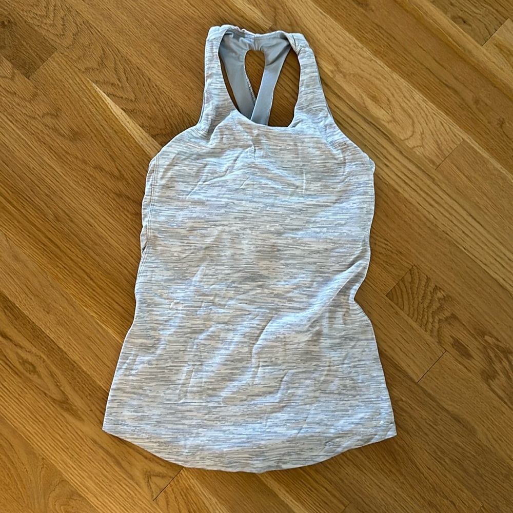 Gray lululemon bra tank